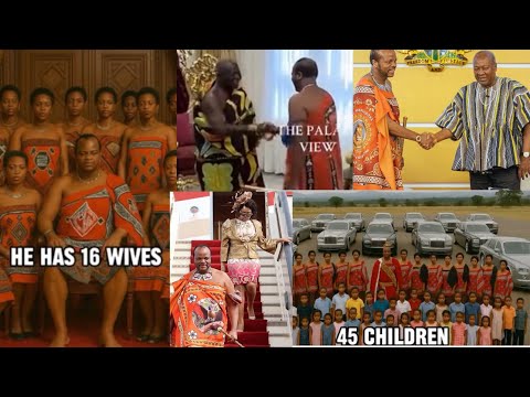 😳16 wives & 45 children😫; the Richest King Mswati III meets Otumfour and this happened…