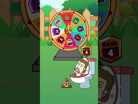 Brawl Stars Rank Up - Team Cameraman vs Skibidi Toilet #shorts #animation #brawlstars