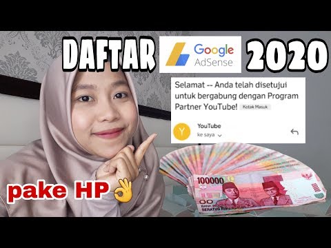 CARA DAFTAR GOOGLE ADSENSE 2020 dari HP by Khairunnisa Adlina