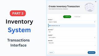 Inventory Management System in Appian | Part 3: Inventory Transaction Interface