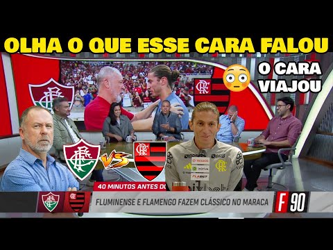 ESSE CARA "NÃO FALOU ISSO" DO MENGÃO... TEM FAVORITO NO CLÁSSICO FLUMINENSE x FLAMENGO?