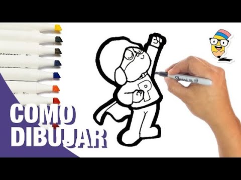 Como Dibujar a SÚPER POCOYÓ 🔵✍️ Paso a Paso