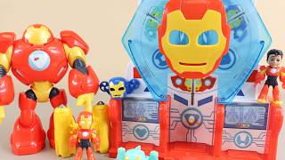 Iron Man And His Awesome Friends Hall Or Armor Hall Of Armor Playset And Marvel Armor Robot