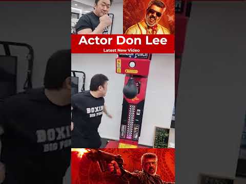 Actor Donlee’s Latest Video Fans Call Him the OG God! #donlee #madongseok #goodbadugly #ajith