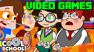 Drew Pendous vs Video Game Villains 🤪 Cool School Cartoons