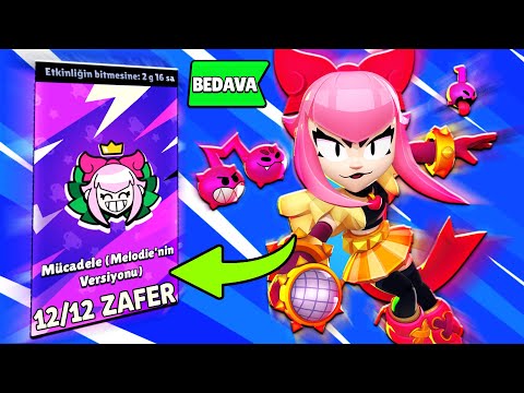 Randomlarla Melodie Challenge Oynadım! 12/12 🎉 Brawl Stars