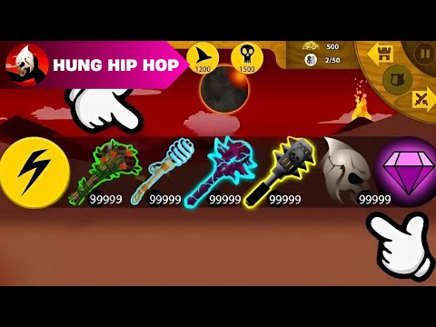 UNLOCKED ALL GIANT BOSS SUMMON ITEMS - STICK WAR LEGACY - HUNG HIP HOP