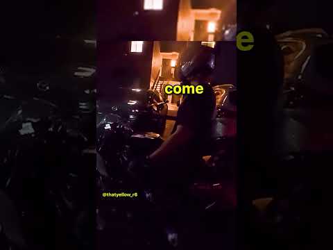 Biker Finds His Friend Speeding Home