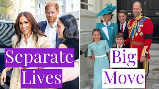 Prince Harry & Meghan Markle's Separate Lives? Netflix? Prince William & Kate Move to Forest Lodge