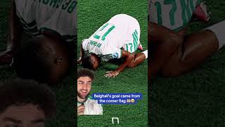 Belghali’s goal vs Austria came from the corner flag