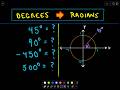 Converting Degrees to Radians