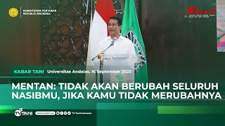Isi Kuliah Umum di UNAND, Mentan: Indonesia Siap Jadi Pengendali Gambir Dunia
