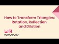 Triangle Transformations and Reflections