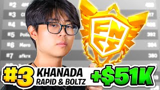 3RD PLACE In FNCS GRAND FINALS With Boltz & Rapid 🏆 ($51,000)