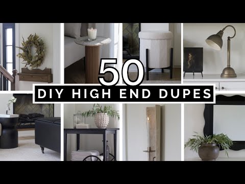 50 DIY HIGH END HOME DECOR THRIFTED DUPES