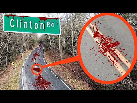 If you ever see Blood on Haunted Clinton Road.. Turn around and get away FAST! (DANGER)