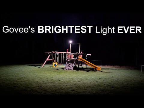 Govee's BRIGHTEST Light Ever! All new 8ft. Outdoor Lamp Post + New Outdoor Wall Light