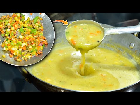 फ्रेश मक्यापासुन बनवला भन्नाट सुप कधीच नसेल बनवला नक्की पहा | Fresh Corn Soup |Maharashtrian Recipes