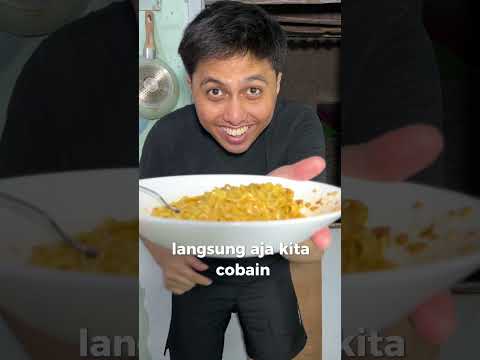Cobain nuang bumbu mie belakangan