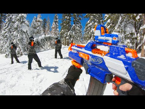 NERF Call of Duty in Real Life | Winter Battle