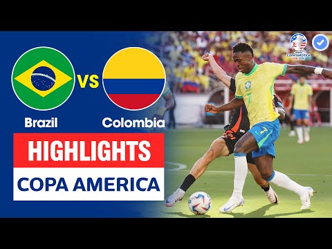 Highlights Brazil vs Colombia | Siêu phẩm mở màn - Vinicius mất 11m - James Rodríguez hụt siêu phẩm thumbnail