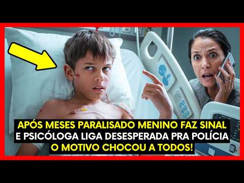 Após meses Paralisado Menino Faz Sinal e Mulher Liga Desesperada pra Polícia