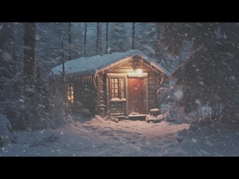 Polar Sleep, Arctic Ambiance & Snowstorm White Noise | Nature's Blizzard for Restful and Relaxing