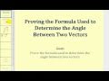 Understanding the Angle Between Two Vectors