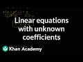 Solving Equations for x