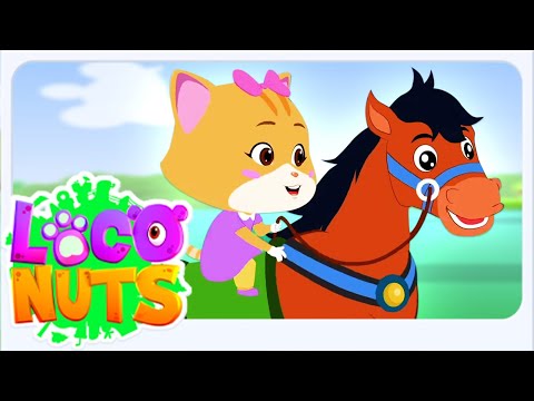 Mere Ghode Chale Tik Tik Tik, चल मेरे घोड़े, Popular Loco Nuts Hindi Rhymes For Kids