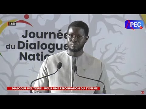 Dialogue National : discours du Président Bassirou Diomaye Faye