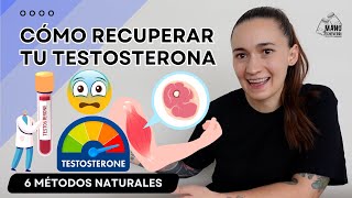 💪6 Formas de SUBIR tu TESTOSTERONA NATURALMENTE (Funciona en 30 días) | Manu Echeverri