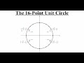 Exploring the 16-Point Unit Circle