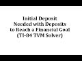 Financial Planning with TVM Solver
