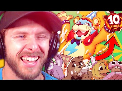 FNAF 10TH ANNIVERSARY SPECIAL BY THEHOTTEST DOG REACTION!!