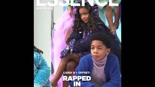 Cardi on the cover of ESSENCE MAGAZINE also reveals her son Wave Set Cephus 🔥🔥🥰🥰