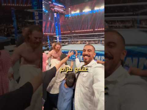 عمر يلتقي بمصارع مشهور ⭐️