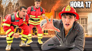 Sobreviví 24h Enfrentándome a las Pruebas de Bombero!