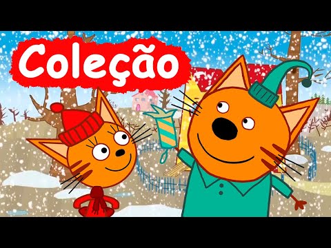 Kid-E-Cats em Portugues | Coleção dos episódios | Desenhos para crianças