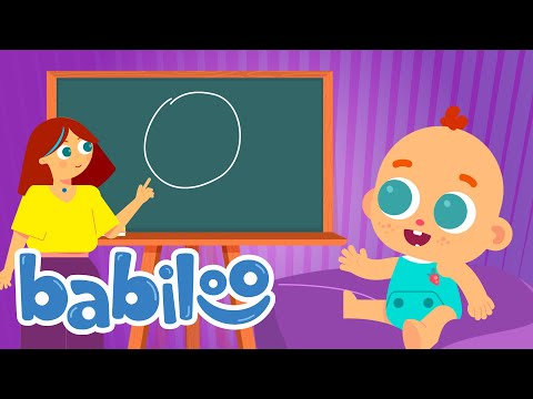 🌈 Learn Shapes With Shapes Song 🔵 With Lyrics 🎶 Babiloo Nursery Rhymes & Kids Songs