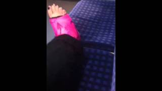 My pink SLWC as seen on a train near you
