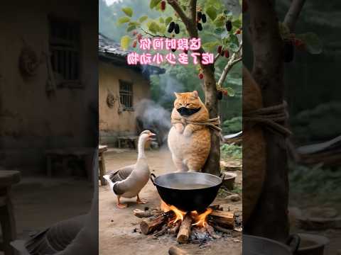 Cute cat, duck,lion and tiger video. #cat #cutecat #lion #tiger #duck #ytshorts