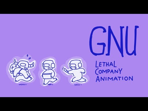 Gnu & community spielt Lethal company | animiert