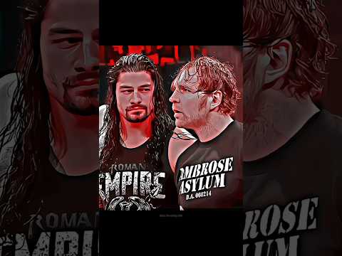 Roman Reigns With Support Dean Ambrose Angry💀☠️| Roman Reigns attitude 😈🤯#shorts #wwe #romanreigns