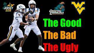 The Good, The Bad & The Ugly of WVU’s 31-24 Win Over Coastal