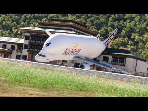 Very Very Impossible Landing Airbus plane at dangerous airport