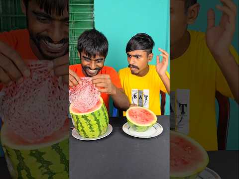 Elder brother cheated on the younger brothers 😂 Watermelon foxy 🤣 #shorts