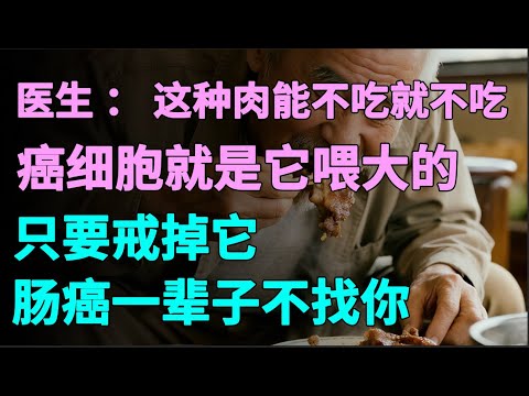 医生：这种肉能不吃就不吃，癌细胞就是它喂大的，戒掉它就能斩断肠癌病根 【养生一点通】