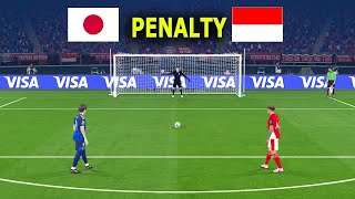 INDONESIA vs JAPAN - FINAL  | FIFA World Cup 2026 USA | Full Match All Goals | PES Gameplay