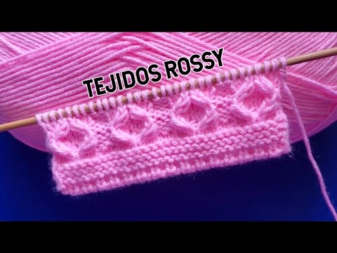 HERMOSO PATRÓN PARA TEJER CHOMPAS CHALECOS SUÉTER A DOS AGUJAS / TEJIDOS ROSSY #teniendo